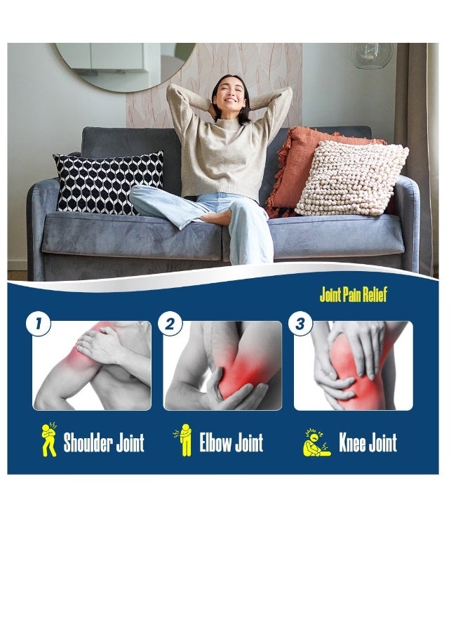 سوميفون مرهم لتخفيف آلام عضلات مفصل الكتف، كريم للرعاية الصحية لالتهاب المفاصل الروماتويدي، كريم الكركم المسكن - 20 جرام - Image 3